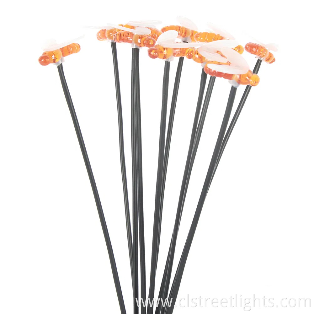 Yichen 10PCS Bee Waterproof Solar LED Garden Lawn Light